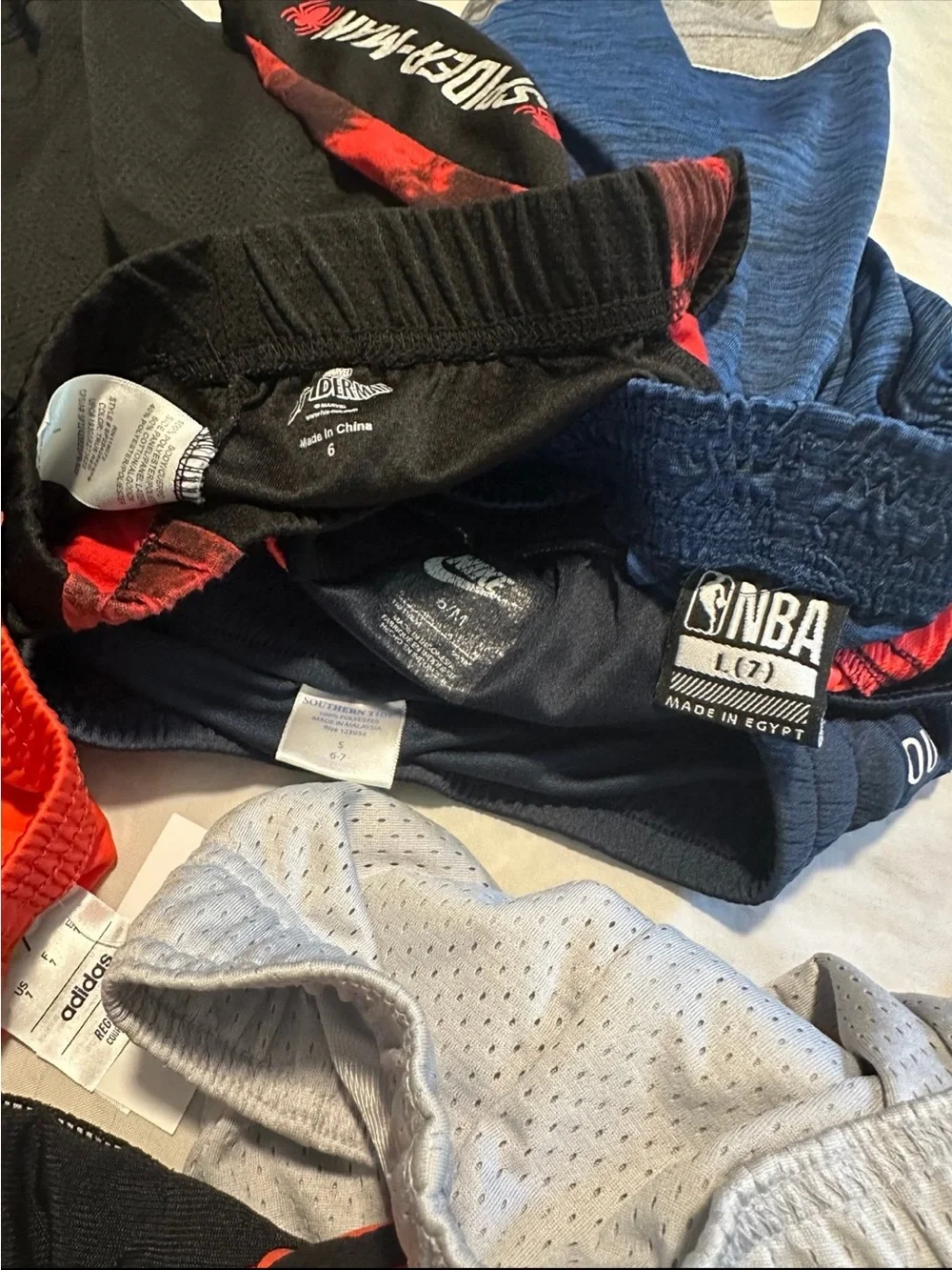 Bundle Nike Adidas UA More Shorts & Jogger Youth 6/7